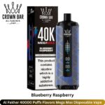 Al Fakher 40000 Puffs Flavors Blueberry Raspberry Disposable Vape