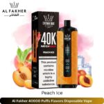 Al Fakher 40000 Puffs Flavors Peach Ice Disposable Vape