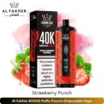 Al Fakher 40000 Puffs Flavors Strawberry Punch Disposable Vape