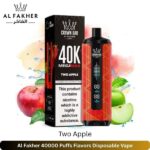 Al Fakher 40000 Puffs Flavors Two Apple Disposable Vape