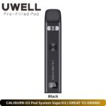 CALIBURN G3 Pod System Vape Kit Black
