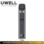 CALIBURN G3 Pod System Vape Kit Gray