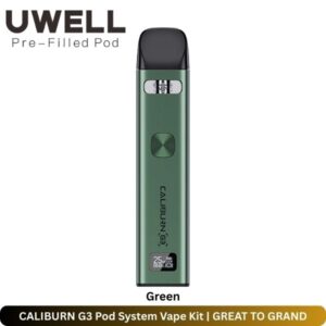 CALIBURN G3 Pod System Vape Kit Green