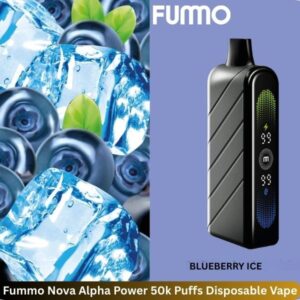 Fummo Nova Alpha Power 50k Puffs Blueberry Ice