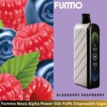 Fummo Nova Alpha Power 50k Puffs Blueberry Raspberry