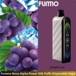 Fummo Nova Alpha Power 50k Puffs Grape Ice