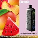 Fummo Nova Alpha Power 50k Puffs Peach Mango Watermelon