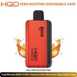 Hqd Miracle 8000 Puffs Flavours Cola