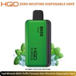 Hqd Miracle 8000 Puffs Flavours Ice Mint