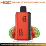 Hqd Miracle 8000 Puffs Flavours Strawberry Kiwi