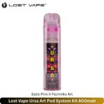 Lost Vape Ursa Art Pod System Kit Babe Pink 800mah