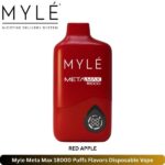 Myle Meta Max 18000 Puffs Flavors Red Apple