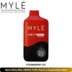 Myle Meta Max 18000 Puffs Flavors Strawberry Ice