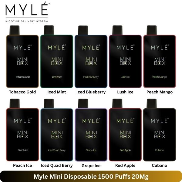 Myle Mini Disposable 1500 Puffs 20Mg