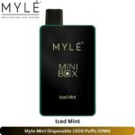 Myle Mini Disposable 1500 Puffs Iced Mint 20MG