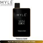 Myle Mini Disposable 1500 Puffs Tobacco Gold 20MG