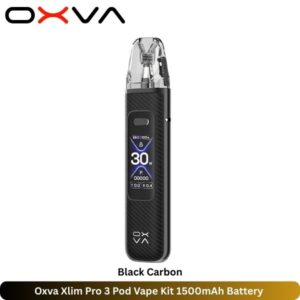 Oxva Xlim Pro 3 Pod Vape Kit Black Carbon