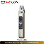 Oxva Xlim Pro 3 Pod Vape Kit Titanium Silk