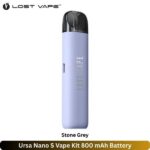 Ursa Nano S Vape Kit Stone Grey 800 mAh Battery