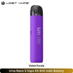 Ursa Nano S Vape Kit Violet Purple 800 mAh Battery