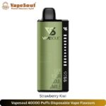 Vapesoul 40000 Puffs Disposable Vape Flavours Strawberry Kiwi
