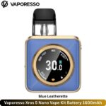 Vaporesso Xros 5 Nano Vape Kit Blue Leatherette
