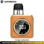 Vaporesso Xros 5 Nano Vape Kit Orange Leatherette