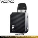 Voopoo Drag Nano 2 Vape Kit Obsidian Black