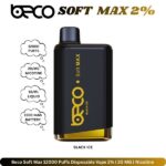 Beco Soft Max 12000 Puffs Disposable Vape 2% Black Ice