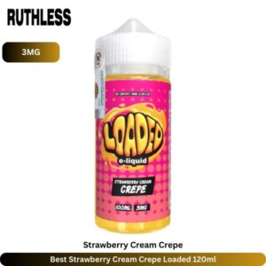Strawberry Cream Crepe Loaded 120ml