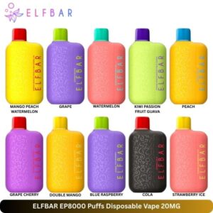 ELFBAR EP8000 Puffs Disposable Vape 20MG