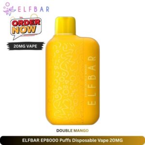ELFBAR EP8000 Puffs Disposable Vape 20MG Double Mango