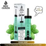Hoqa 80k Disposable Vape Xtra Hok Clouds Hookah Miami Mint