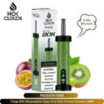 Hoqa 80k Disposable Vape Xtra Hok Clouds Hookah Passion Kiwi