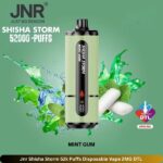 Jnr Shisha Storm 52k Puffs Disposable Vape Mint Gum