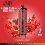 Jnr Shisha Storm 52k Puffs Disposable Vape Strawberry Cherry