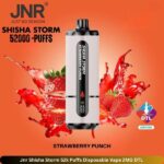 Jnr Shisha Storm 52k Puffs Disposable Vape Strawberry Punch