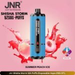 Jnr Shisha Storm 52k Puffs Disposable Vape Summer Peach Ice