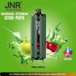 Jnr Shisha Storm 52k Puffs Disposable Vape Two Apple