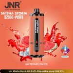 Jnr Shisha Storm 52k Puffs Disposable Vape Watermelon Ice