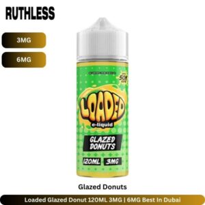 Loaded Glazed Donut 120ML 3MG 6MG Best In Dubai