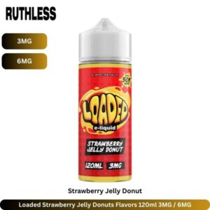 Loaded Strawberry Jelly Donuts Flavors 120ml 3MG 6MG
