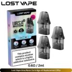 Lost Vape Ursa Nano Cartridge v3 Replacement 3Pcs 0.6Ω 2ml