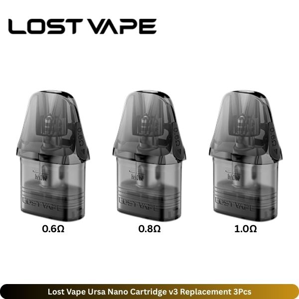 Lost Vape Ursa Nano Cartridge v3 Replacement 3Pcs