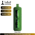 Mazaya Cloud Aura 50000 Puffs Grape Mint Disposable Vape