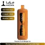 Mazaya Cloud Aura 50000 Puffs Passion Fruit Mango Ice Disposable Vape