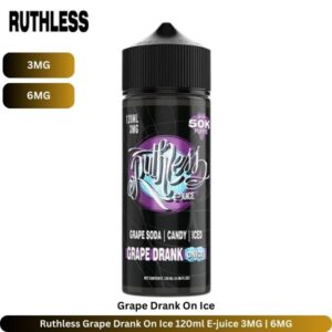Ruthless Grape Drank On Ice 120ml E-juice 3MG 6MG