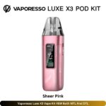 Vaporesso Luxe X3 Vape Kit 45W Sheer Pink
