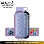 Vozol Gear Ice & Sweet 50K Puffs Blue Razz Ice Vape