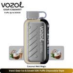 Vozol Gear Ice & Sweet 50K Puffs Coconut Melt Magic Vape
